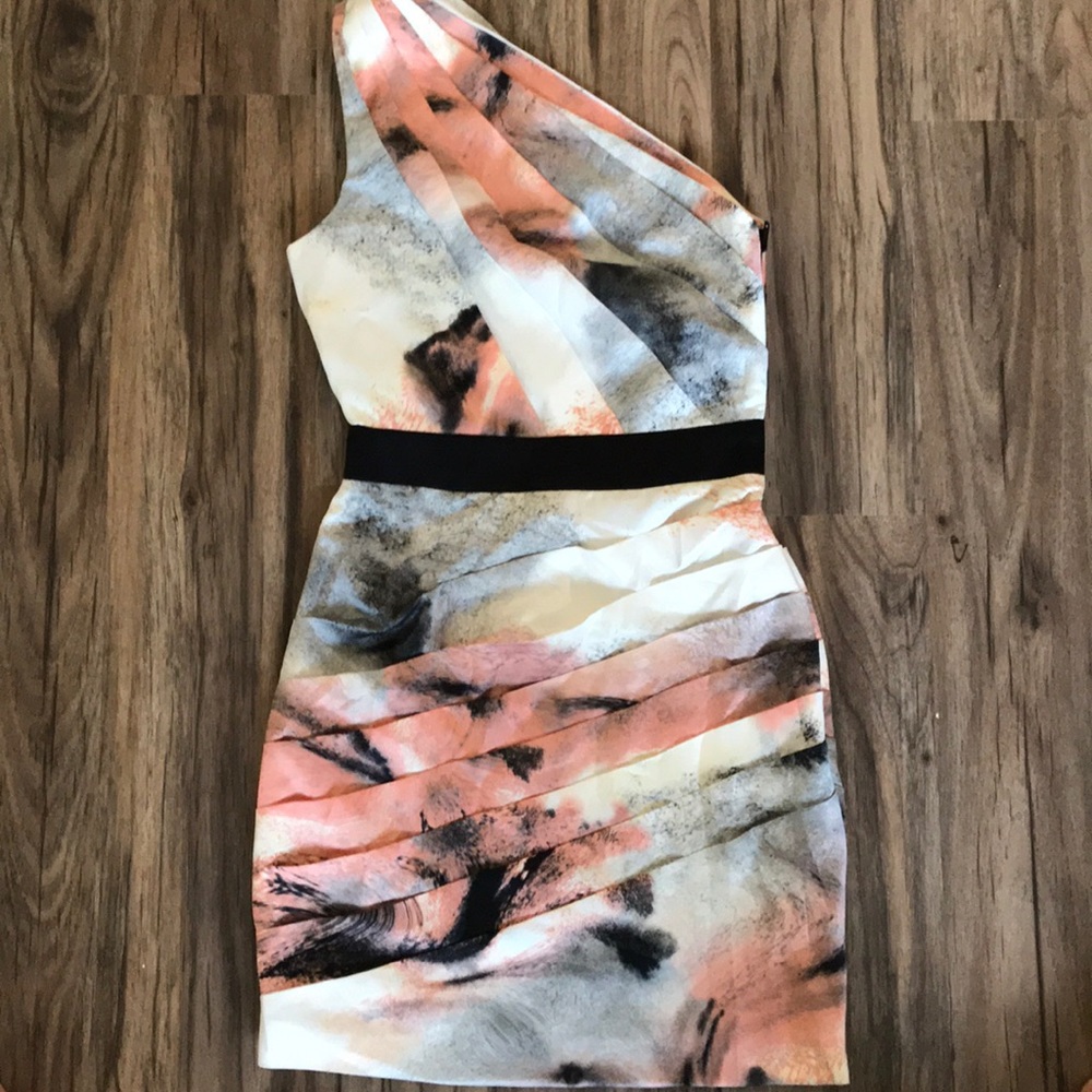 LIPSY drape/pleated mini dress
